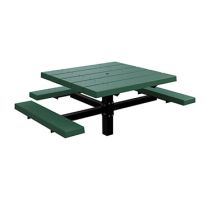 Providence Square Pedestal Wheelchair Accessible Picnic Table