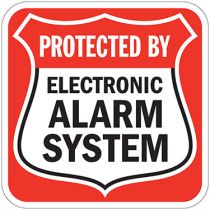 Protected By Electronic Alarm System