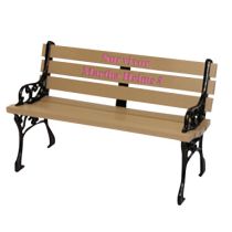 Grand Pink Inlay Engraved Benches