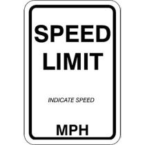 Custom Speed Limit Sign