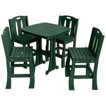 Jewel 5-Piece Bar Height Patio Dining Set