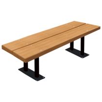 Providence Steel-Frame Double-Board Backless Benches