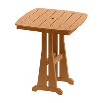 Sunburst Square Bar Height Table