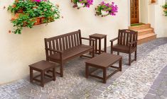 Traditional 5-Piece Full Conversation Patio Set