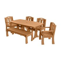 Jewel 6-Piece Large Patio Dining Set