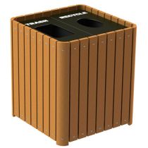 Carlton Slim Slatted Recycling Containers