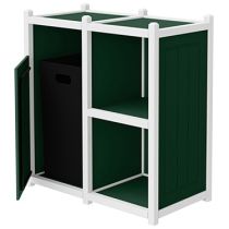 Two-Tone Legend Double Towel Station
