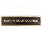 Cast Bronze Bench Plaques