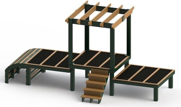 Eco-Friendly Dog Play Equipment & Agility Structures - KirbyBuilt Products