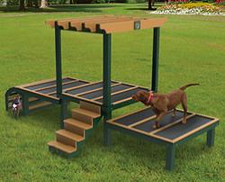 Eco-Friendly Dog Play Equipment & Agility Structures - KirbyBuilt Products