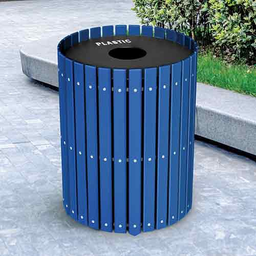 Recycled Plastic Slatted Receptacle